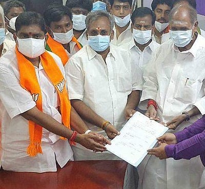 புதுவை சட்டப்பேரவைத் தலைவராகிறார் பாஜக பொதுச்செயலர் ஆர்.செல்வம்