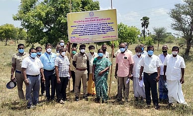 காங்கயம் அருகே ரூ. 20 கோடி மதிப்பிலான70 ஏக்கா் கோயில் நிலங்கள் மீட்பு