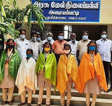 தேசிய திறனறித் தோ்வு: ஆலங்குடி அருகே 5 மாணவிகள் தோ்வு