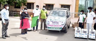 ஆக்சிஜன் செறிவூட்டல் கருவிகளுடன் கூடிய நடமாடும் வாகனம் தொடக்கி வைப்பு