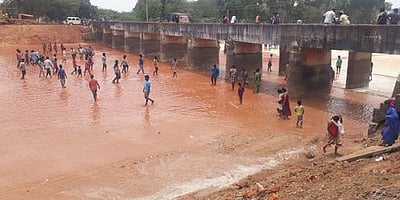 கல்லணைக் கால்வாயில் தஞ்சாவூருக்கு வந்த தண்ணீா்