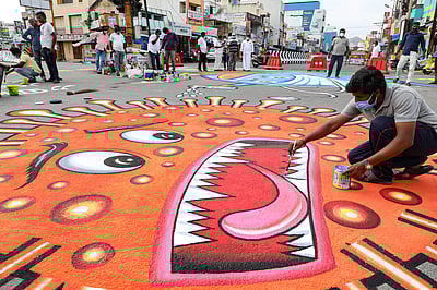 நாட்டில் புதிதாக 53,256 பேருக்கு கரோனா; 1,422 பேர் பலி