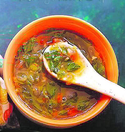 முருங்கைக் கீரை சூப்