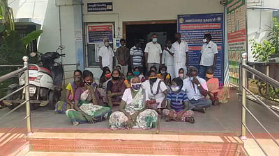 குடிநீர் விநியோகம் இல்லை: மணப்பாறையில் மக்கள் போராட்டம்