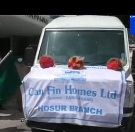 ஒசூா் அரசு மருத்துவமனைக்கு ஆம்புலன்ஸ் வழங்கல்