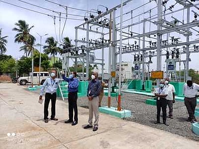 ஆளில்லா துணை மின்நிலையத்தில் புதிய கூடுதல் மின்மாற்றி திறப்பு