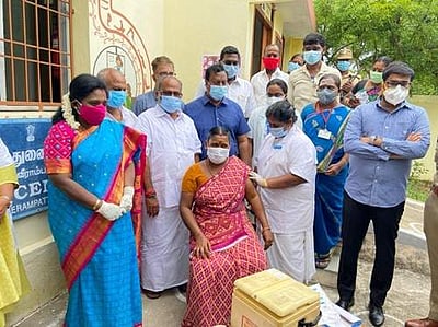 பழங்குடி மக்களுடன் இரண்டாவது தடுப்பூசி போட்டுக் கொள்வேன்: புதுச்சேரி ஆளுநர் தமிழிசை