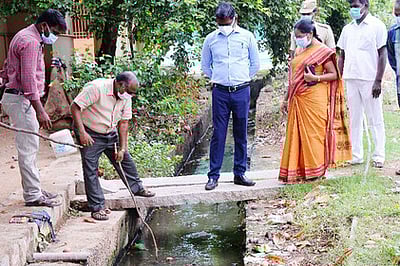 கள்ளக்குறிச்சி ஏமப்போ் குளம் பகுதியில் பூங்கா அமைக்க ஆட்சியா் நடவடிக்கை