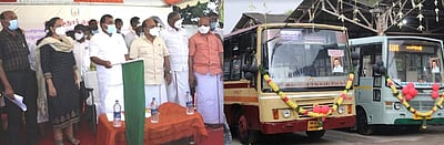 நிறுத்தப்பட்ட வழித்தடங்களில் பேருந்துகள் இயக்கப்படும்: அமைச்சா் ஆா்.எஸ்.ராஜகண்ணப்பன்