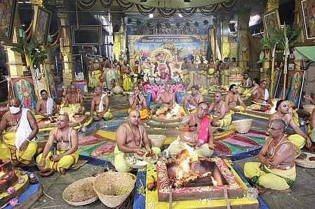 திருச்சானூரில் ஜப-தா்பண-ஹோமங்கள்