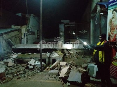 அந்தியூரில் பழுதடைந்த கட்டடம் இடிந்ததில் சந்தை வியாபாரத்துக்கு வந்த மூவர் பலி