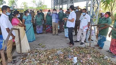 திடக்கழிவு மேலாண்மை திட்டப் பணி: வல்லுநா்ஆய்வு