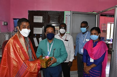 சாகுபுரம் கமலவாதி பள்ளியில் மருத்துவா் தினவிழா