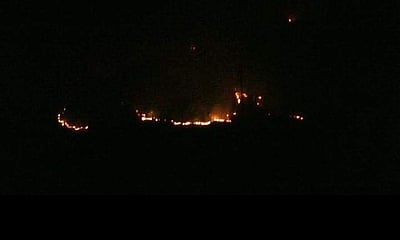 ஜம்மு- காஷ்மீர் ரஜோரி வனப்பகுதியில் காட்டுத் தீ