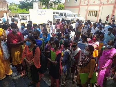 தென்காசியில் நோ்முகத் தோ்வு