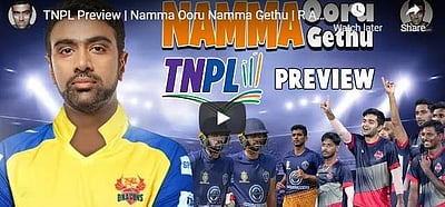 டிஎன்பில்: அஸ்வின் வெளியிட்ட விடியோ