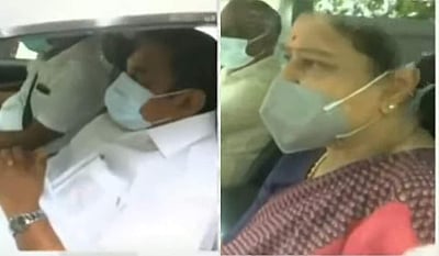 மருத்துவமனையில் மதுசூதனன்: சசிகலா வந்தார், ஈபிஎஸ் சென்றார்