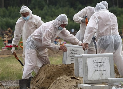 ரஷியாவில் ஒருநாளில் 796 பேர் கரோனாவுக்குப் பலி