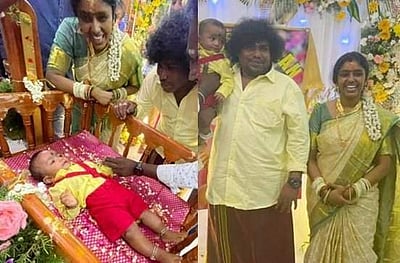 யோகி பாபு மகனின் பெயர் என்ன தெரியுமா ? - புகைப்படங்கள் பகிர்ந்த பிரபல இயக்குநர்