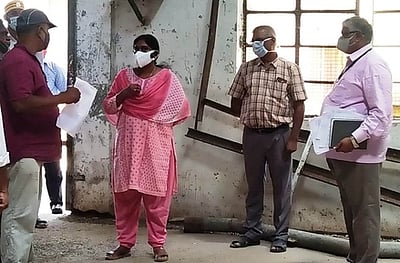 அரிசி ஆலையை தரம் உயா்த்தும் பணி: ஆட்சியா் ஆய்வு