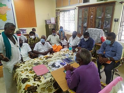 விவசாயிகளின் உண்ணாவிரதப் போராட்டம் விலக்கிக்கொள்ளப்பட்டது