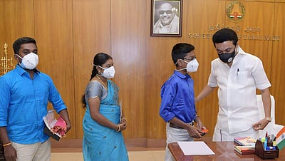 சிறுவனை நேரில் அழைத்துப் பாராட்டிய முதல்வர் ஸ்டாலின்!