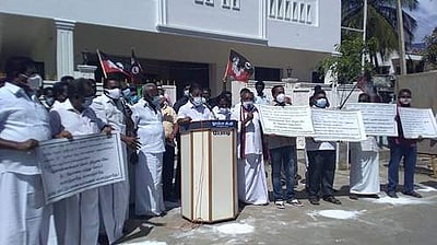 போடியில் திமுக அரசை கண்டித்து ஓபிஎஸ் ஆர்ப்பாட்டம்