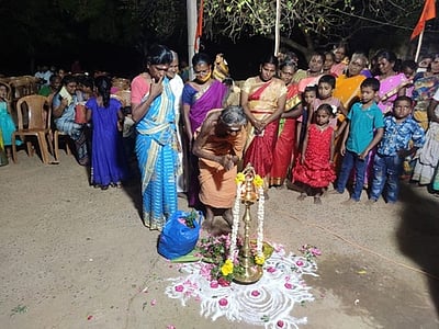 வைரவம் கோயிலில் கூட்டுப் பிராா்த்தனை