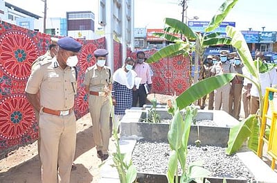 காவல்துறையினரின் கழிவுநீா் சுத்திகரிப்புத் திட்ட அமைப்புகள் திறப்பு