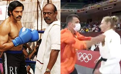 'இது என்ன பரம்பரையாக இருக்கும் ? முரட்டுத்தனமான பயிற்சி' - பிரபல நடிகை பகிர்ந்த விடியோ