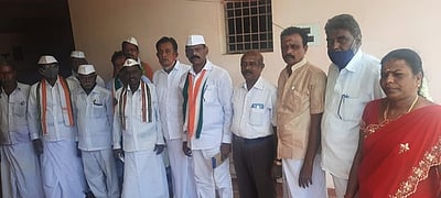 திருவாரூா் மாவட்ட காங்கிரஸ் சேவா தள தலைவா் தோ்வு