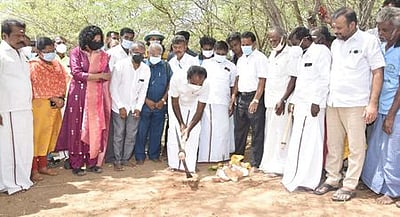 பொற்பனைக்கோட்டையில் அகழாய்வுப் பணி தொடக்கம்