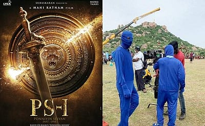 பொன்னியின் செல்வனா ? ஸ்பைடர் மேனா ?: படப்பிடிப்பு தள புகைப்படங்கள் இதோ