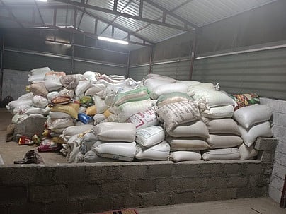 Seizure of three and a half tons of ration rice
