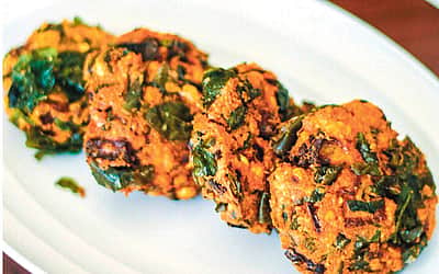 முருங்கைக் கீரை  வடை 