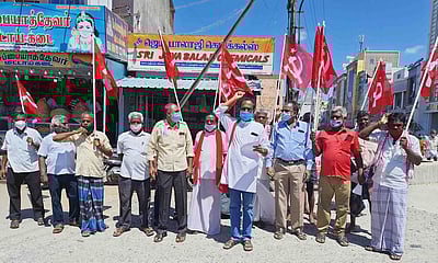 கோவில்பட்டியில் மாா்க்சிஸ்ட் ஆா்ப்பாட்டம்