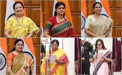 அமைச்சரவை விரிவாக்கம்: புதிதாக 7 பெண் அமைச்சர்கள்