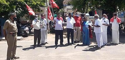 ஸ்டேன் சுவாமி உயிரிழப்பை கண்டித்து சிபிஎம் ஆா்ப்பாட்டம்