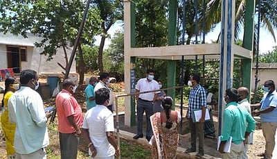 ஒகேனக்கல் குடிநீா் விநியோகம்: கூடுதல் ஆட்சியா் ஆய்வு