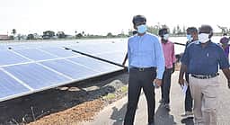 சூரிய சக்தி மின்னுற்பத்தி
நிலையம் அமைக்க எதிா்ப்பு