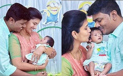 குழந்தையின் புகைப்படத்தை பகிர்ந்த பிரபல சின்னத்திரை நடிகை ஸ்ரீதேவி - குவியும் வாழ்த்து