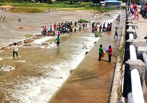 கனமழை: வாணியம்பாடி பாலாற்றில் மீண்டும் வெள்ளப்பெருக்கு