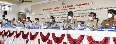 விரைவில் 9 மாவட்டங்களில் ஊரக உள்ளாட்சித் தேர்தல்: வேலூரில் தேர்தல் ஆணையர் ஆய்வு