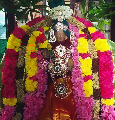 காஞ்சிபுரத்தில் ஸ்ரீசுந்தரமூா்த்தி நாயனாா் குருபூஜை