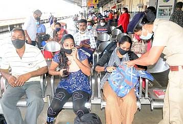 சுதந்திர தின விழா: நாகா்கோவில் ரயில் நிலையத்தில் தீவிர சோதனை