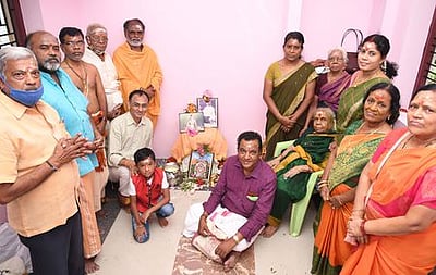 மிருதங்க வித்வான் தெட்சிணாமூா்த்தி ஜீவசமாதி வளாகத்தில் கூடுதல் கட்டடங்கள் திறப்பு