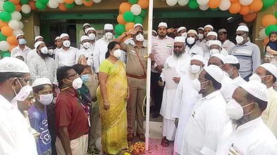 மேல்விஷாரம் தி நேஷனல் வெல்ஃபர் சங்கம் சார்பில் சுதந்திர தினவிழா