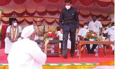 தியாகிக்கு நடந்த அவமரியாதை!