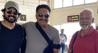 மணிரத்னத்தின் 'பொன்னியின் செல்வன்': நடிகர்கள் கார்த்தி, பிரகாஷ் ராஜின் புகைப்படம் வைரல்