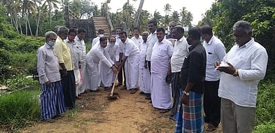 கொல்லங்கோடு அருகே ரூ. 40 லட்சத்தில் இணைப்புச் சாலைப் பணி தொடக்கம்